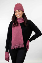 Load image into Gallery viewer, Possum and Merino  KO114 Scarf with Fringe -  A plain scarf with fringing which is generous in width and length.  Makes a set with KO159 Plain Beanie and KO48 Plain Gloves.  One Size - Approx. 22cm wide x 160cm long.  Made proudly in New Zealand from a premium blend of 40% possum fur, 50% merino lambswool &amp; 10% mulberry silk. 