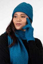 Load image into Gallery viewer, Possum and Merino  KO159 Plain Beanie - A plain, double layer beanie with a turned back edge and metal Koru badge.  Makes a set with KO114 Scarf with Fringe and KO48 Plain Gloves.   One Size.  Made proudly in New Zealand from a premium blend