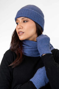 Possum and Merino  KO2021 Lightweight Beanie - A lighter weight, single thickness beanie with a ribbed turned back edge.  One size.  Made proudly in New Zealand from a premium blend of 40% possum fur, 50% merino lambswool & 10% mulberry silk. 