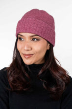 Load image into Gallery viewer, Possum and Merino  KO2021 Lightweight Beanie - A lighter weight, single thickness beanie with a ribbed turned back edge.  One size.  Made proudly in New Zealand from a premium blend of 40% possum fur, 50% merino lambswool &amp; 10% mulberry silk. 