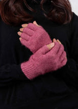 Load image into Gallery viewer, Possum and Merino  KO50 Fingerless Gloves - These gloves are great for mobile phone users.  Made proudly in New Zealand from a premium blend of 40% possum fur, 50% merino lambswool &amp; 10% mulberry silk. 