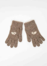 Load image into Gallery viewer, Possum and Merino  KO58 Sheep Gloves - Make a set with KO168 Sheep Beanie and KO108 Sheep Scarf.  Made proudly in New Zealand from a premium blend of 40% possum fur, 50% merino lambswool &amp; 10% mulberry silk. 