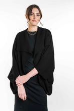 Load image into Gallery viewer, Possum and Merino  KO756 Moss Stitch Shrug - This lightweight yet warm shrug can be worn two different ways - simply turn the garment upside down to create a different style.  A very versatile piece and great for layering.  One Size.   Made proudly in New Zealand from a premium blend of 40% possum fur, 50% merino lambswool &amp; 10% mulberry silk.  