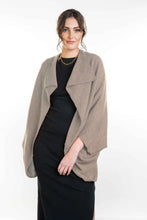 Load image into Gallery viewer, Possum and Merino  KO756 Moss Stitch Shrug - This lightweight yet warm shrug can be worn two different ways - simply turn the garment upside down to create a different style.  A very versatile piece and great for layering.  One Size.   Made proudly in New Zealand from a premium blend of 40% possum fur, 50% merino lambswool &amp; 10% mulberry silk.  
