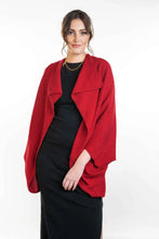 Load image into Gallery viewer, Possum and Merino  KO756 Moss Stitch Shrug - This lightweight yet warm shrug can be worn two different ways - simply turn the garment upside down to create a different style.  A very versatile piece and great for layering.  One Size.   Made proudly in New Zealand from a premium blend of 40% possum fur, 50% merino lambswool &amp; 10% mulberry silk.  
