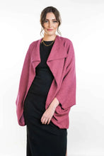 Load image into Gallery viewer, Possum and Merino  KO756 Moss Stitch Shrug - This lightweight yet warm shrug can be worn two different ways - simply turn the garment upside down to create a different style.  A very versatile piece and great for layering.  One Size.   Made proudly in New Zealand from a premium blend of 40% possum fur, 50% merino lambswool &amp; 10% mulberry silk.  