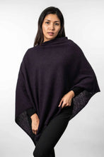 Load image into Gallery viewer, Possum and Merino  KO798 Two Way Poncho - This is a versatile and lightweight piece which can be worn two ways - with the hem either straight across or on the diagonal.   One Size   Made proudly in New Zealand from a premium blend of 40% possum fur, 50% merino lambswool &amp; 10% mulberry silk.  