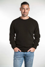 Load image into Gallery viewer, Possum and Merino  KO840 Crew Neck Jumper - A versatile staple with a classic crew neck.  3XL incurs extra cost.   Made proudly in New Zealand from a premium blend of 40% possum fur, 50% merino lambswool &amp; 10% mulberry silk.