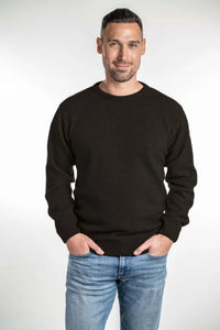 Possum and Merino  KO840 Crew Neck Jumper - A versatile staple with a classic crew neck.  3XL incurs extra cost.   Made proudly in New Zealand from a premium blend of 40% possum fur, 50% merino lambswool & 10% mulberry silk.