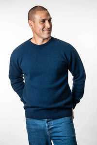 Possum and Merino  KO840 Crew Neck Jumper - A versatile staple with a classic crew neck.  3XL incurs extra cost.   Made proudly in New Zealand from a premium blend of 40% possum fur, 50% merino lambswool & 10% mulberry silk.