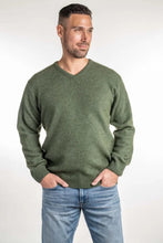 Load image into Gallery viewer, Possum and Merino  KO841 V Neck Jumper - Our basic V neck jumper which is easy to dress up or down.  A simple yet smart style..  3XL incurs extra cost.   Made proudly in New Zealand from a premium blend of 40% possum fur, 50% merino lambswool &amp; 10% mulberry silk.