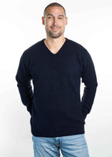 Load image into Gallery viewer, Possum and Merino  KO841 V Neck Jumper - Our basic V neck jumper which is easy to dress up or down.  A simple yet smart style..  3XL incurs extra cost.   Made proudly in New Zealand from a premium blend of 40% possum fur, 50% merino lambswool &amp; 10% mulberry silk.