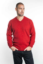 Load image into Gallery viewer, Possum and Merino  KO841 V Neck Jumper - Our basic V neck jumper which is easy to dress up or down.  A simple yet smart style..  3XL incurs extra cost.   Made proudly in New Zealand from a premium blend of 40% possum fur, 50% merino lambswool &amp; 10% mulberry silk.