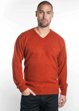 Load image into Gallery viewer, Possum and Merino  KO841 V Neck Jumper - Our basic V neck jumper which is easy to dress up or down.  A simple yet smart style..  3XL incurs extra cost.   Made proudly in New Zealand from a premium blend of 40% possum fur, 50% merino lambswool &amp; 10% mulberry silk.