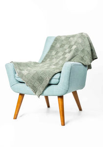 Possum and Merino   KO965 Jacquard Throw - A beautiful two toned, jacquard throw in a multi textured pattern.  ONE SIZE - Approx. 130cm wide x 125cm long  Made proudly in New Zealand from a premium blend of 40% possum fur, 50% merino lambswool & 10% mulberry silk. 