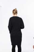 Load image into Gallery viewer, Possum and Merino  NB834 Longline Cardigan - No wardrobe is complete without this versatile Longline relaxed fit cardigan.  The cardigan features front pockets and a wide rib knit on the cuffs and hem that drapes to just above your knees.  The cardigan makes a fantastic layer piece you can rely on all year round.  Fitting Style – Regular fit - A classic, standard fit.   Yarn: Luxury Blend - 20% Possum fibre, 70% Superfine Merino wool (17.5 Micron), 10% Silk 