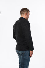 Load image into Gallery viewer, Possum and Merino  NE029 Felted Zip Jacket with Pockets – This heavy weight, full zip jacket with side pockets is ideal for the cooler months of the year.  The ribbed collar detail makes this garment practical both indoors and out.   Fitting Style – Regular fit – A classic, standard fit.   Yarn: Essential Blend – 30% Possum fibre, 60% Merino wool, 10% Nylon