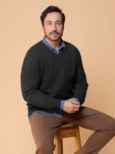 Load image into Gallery viewer, Possum and Merino  NW1002 Oxford Vee - Your must-have core item, relaxed fit in single jersey, Whole Garment seamless construction.   Composition - 40% Possum Fur, 53% Merino, 7% Silk
