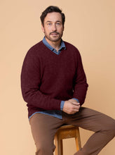 Load image into Gallery viewer, Possum and Merino  NW1002 Oxford Vee - Your must-have core item, relaxed fit in single jersey, Whole Garment seamless construction.   Composition - 40% Possum Fur, 53% Merino, 7% Silk
