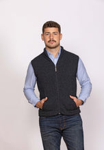 Load image into Gallery viewer, Possum and Merino  NW1066 Gilet - Zip through vest integrated pockets, single jersey. WholeGarment seamless construction.  Composition - 40% Possum Fur, 53% Merino, 7% Silk
