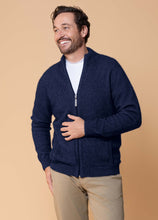 Load image into Gallery viewer, Possum and Merino  NW1071 Bristol Jacket - Ultimate in comfort full zip style, integrated pockets, high rib collar Single jersey knit. WholeGarment seamless construction.  Composition - 40% Possum Fur, 53% Merino, 7% Silk