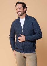 Load image into Gallery viewer, Possum and Merino  NW1071 Bristol Jacket - Ultimate in comfort full zip style, integrated pockets, high rib collar Single jersey knit. WholeGarment seamless construction.  Composition - 40% Possum Fur, 53% Merino, 7% Silk