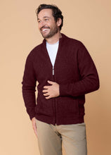 Load image into Gallery viewer, Possum and Merino  NW1071 Bristol Jacket - Ultimate in comfort full zip style, integrated pockets, high rib collar Single jersey knit. WholeGarment seamless construction.  Composition - 40% Possum Fur, 53% Merino, 7% Silk