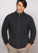 Load image into Gallery viewer, Possum and Merino  NW1071 Bristol Jacket - Ultimate in comfort full zip style, integrated pockets, high rib collar Single jersey knit. WholeGarment seamless construction.  Composition - 40% Possum Fur, 53% Merino, 7% Silk