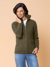 Load image into Gallery viewer, Possum and Merino  NW3005 Market Day Jacket - The ultimate in comfort, this style offers full zip, integrated pockets, turndown rib collar that can be zipped right up, ribbed side panels. WholeGarment seamless construction. 