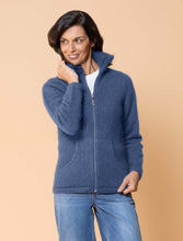 Load image into Gallery viewer, Possum and Merino  NW3005 Market Day Jacket - The ultimate in comfort, this style offers full zip, integrated pockets, turndown rib collar that can be zipped right up, ribbed side panels. WholeGarment seamless construction. 