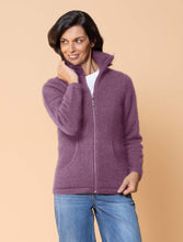 Load image into Gallery viewer, Possum and Merino  NW3005 Market Day Jacket - The ultimate in comfort, this style offers full zip, integrated pockets, turndown rib collar that can be zipped right up, ribbed side panels. WholeGarment seamless construction. 