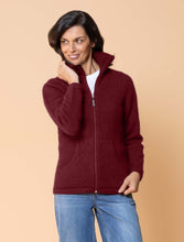 Load image into Gallery viewer, Possum and Merino  NW3005 Market Day Jacket - The ultimate in comfort, this style offers full zip, integrated pockets, turndown rib collar that can be zipped right up, ribbed side panels. WholeGarment seamless construction. 