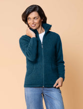 Load image into Gallery viewer, Possum and Merino  NW3005 Market Day Jacket - The ultimate in comfort, this style offers full zip, integrated pockets, turndown rib collar that can be zipped right up, ribbed side panels. WholeGarment seamless construction. 