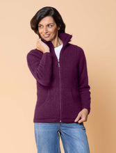 Load image into Gallery viewer, Possum and Merino  NW3005 Market Day Jacket - The ultimate in comfort, this style offers full zip, integrated pockets, turndown rib collar that can be zipped right up, ribbed side panels. WholeGarment seamless construction. 