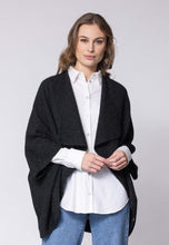 Load image into Gallery viewer, Possum and Merino  NW3082 Longline Wrap - A plain classic longline wrap.  The Longline Wraps have the extra advantage of being able to be worn two ways, vee neck to the back or upside down with the open vee to the bottom. 