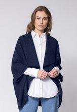 Load image into Gallery viewer, Possum and Merino  NW3082 Longline Wrap - A plain classic longline wrap.  The Longline Wraps have the extra advantage of being able to be worn two ways, vee neck to the back or upside down with the open vee to the bottom. 