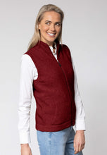 Load image into Gallery viewer, Possum and Merino  NW3101 Gilet - Zip-through vest with integrated pockets, single jersey. WholeGarment seamless construction.