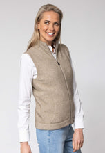 Load image into Gallery viewer, Possum and Merino  NW3101 Gilet - Zip-through vest with integrated pockets, single jersey. WholeGarment seamless construction.