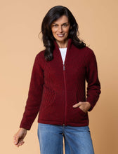 Load image into Gallery viewer, Possum and Merino  NW3149 Honeycomb Jacket - A new twist on the Market Day Jacket, with introduction of the Honeycomb inset side panels.  Composition - 40% Possum Fur, 53% Merino, 7% Silk