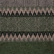 Load image into Gallery viewer, Possum and Merino  NW3177 Norwdarn Sweater - Inspired by the Nordic look gracing the catwalks of Europe for this winter, Whole garment knitting at it's best with multi layered parachute structure and Snow Flake design.  Composition - 40% Possum Fur, 53% Merino, 7% Nylon