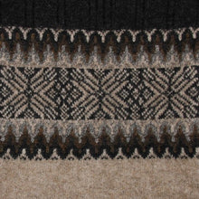 Load image into Gallery viewer, Possum and Merino  NW3177 Norwdarn Sweater - Inspired by the Nordic look gracing the catwalks of Europe for this winter, Wholegarment knitting at it&#39;s best with multi layered parachute structure and Snow Flake design.  Composition - 40% Possum Fur, 53% Merino, 7% Nylon