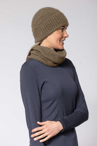 Possum and Merino  NW5073 Moss Baggie Beanie - UNISEX Fashion baggie beanie in plain knit with rib turn up.  Composition - 40% Possum Fur, 53% Merino, 7% Silk  One size