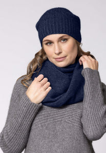 Possum and Merino  NW5073 Moss Baggie Beanie - UNISEX Fashion baggie beanie in plain knit with rib turn up.  Composition - 40% Possum Fur, 53% Merino, 7% Silk  One size