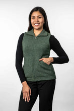 Load image into Gallery viewer, Possum and Merino  TR1014 Zip Vest - This zip vest features knitted in pockets and is shaped for a flattering fit.   Made proudly in New Zealand from a premium blend of 25% possum fur, 65% merino &amp; 10% silk.  