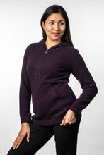 Load image into Gallery viewer, Possum and Merino  TR1024 Hooded Zip Jacket - A warm and cosy hooded jacket with pockets.  Made proudly in New Zealand from a premium blend of 25% possum fur, 65% merino &amp; 10% silk.