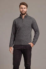 Load image into Gallery viewer, 620 Short Zip Rib Sleeve Sweater - a classic yet distinctive sweater made from the ultimate combination of natural fibers for warmth without weight. The Short Zip Sweater that will take you anywhere and last you many seasons to come. 