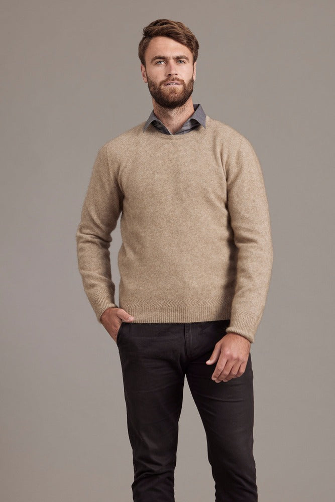 6603 Rack Stitch Crew Neck Jumper - Whether you’re out for the night or in the wild, this timeless Crew Neck jersey will get you through the elements in style. Nature’s finest natural fibres are brought together with quality workmanship for comfort and warmth. 