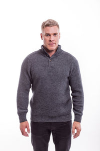 Possum and Merino  6621 Placket Jumper with Button has the detail of the button-up collar gives a hint of sophistication to the everyday, casual men’s jumper.  A warm and luxurious blend of Merino wool, Possum fur and Mulberry silk ensures this rib pattern jersey will keep you warm whatever the weather and wherever you are.  In years to come this luxurious jumper will be well worn, well loved and with many stories to tell. 