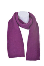 Load image into Gallery viewer, Possum and Merino  671 Fine Rib Scarf - Super soft and luxurious scarf.  Finished end with knitted binding and blended with Pure Mulberry Silk.  It is a scarf that compliments anybody&#39;s style - A scarf that you will just not want to part with.  35% Possum Fur, 55% Merino Wool, 10% Pure Mulberry Silk.