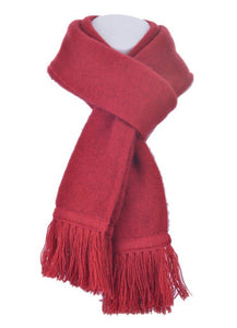 674 Plain Tubular Scarf - You cannot go wrong with the classic fringed Plain tubular scarf. This Possum Merino neck scarf blended with Mulberry Silk is the perfect way to keep warm with its double thickness. Tie it how you like and step out in style.  Match this with our 675 Plain Tubular Beanie,  style 675, to create the simple, yet attractive look.